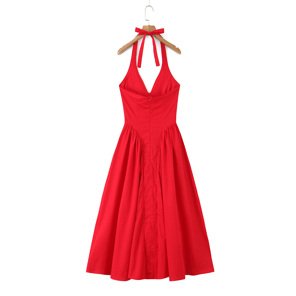 Backless Halter Neck Summer Dress