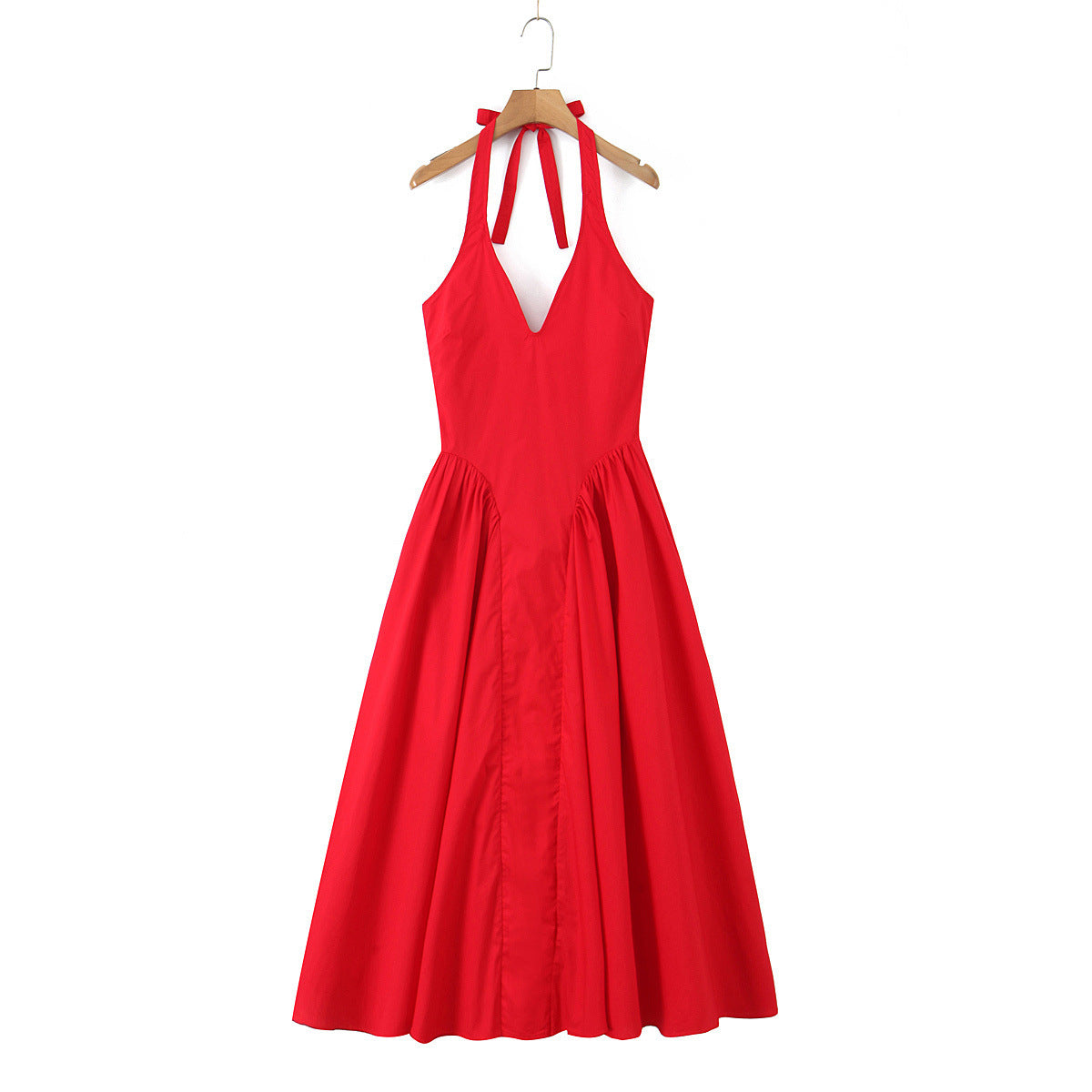 Backless Halter Neck Summer Dress