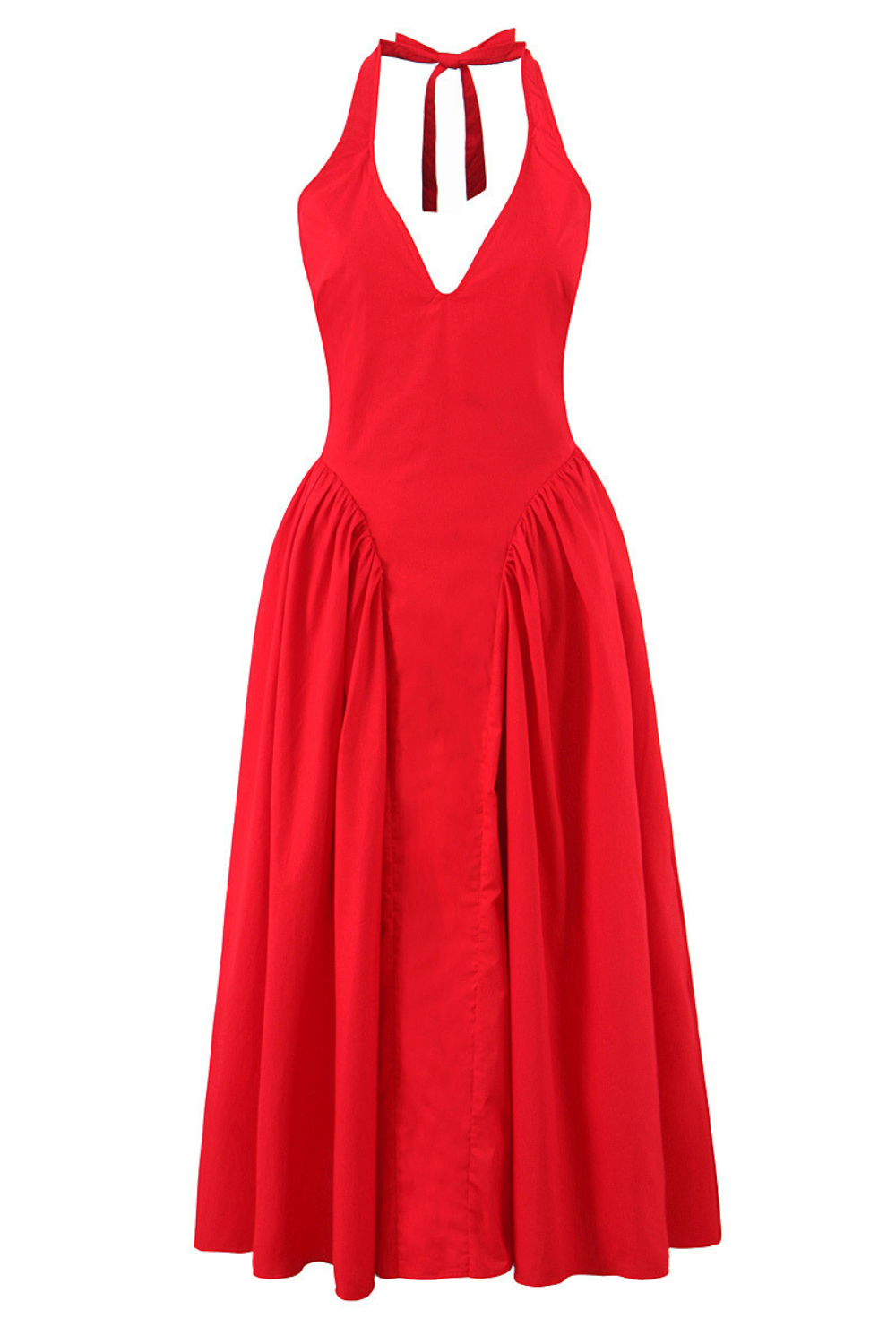 Backless Halter Neck Summer Dress